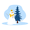 پیش‌نمایش فایل snowman-6849743 از پک زمستان