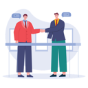 پیش‌نمایش فایل business-partner-talking-each-other-6990533 از پک ارتباطات