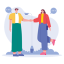 پیش‌نمایش فایل friends-talking-outdoor-6990506 از پک ارتباطات