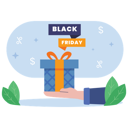 پیش‌نمایش فایل black-friday-gift-shopping-7022408 از پک جمعه سیاه