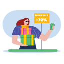 پیش‌نمایش فایل black-friday-super-sale-offer-7022411 از پک جمعه سیاه