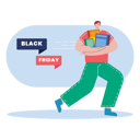پیش‌نمایش فایل boy-doing-black-friday-shopping-7022398 از پک جمعه سیاه