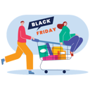 پیش‌نمایش فایل couple-doing-black-friday-shopping-7022410 از پک جمعه سیاه