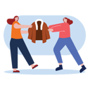 پیش‌نمایش فایل females-fighting-for-clothes-on-black-friday-sale-7022435 از پک جمعه سیاه