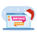 پیش‌نمایش فایل online-black-friday-sale-shopping-7022409 از پک جمعه سیاه