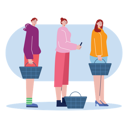 پیش‌نمایش فایل payment-queue-on-black-friday-7022433 از پک جمعه سیاه
