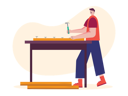 پیش‌نمایش فایل carpenter-at-work-7072584 از پک نجاری