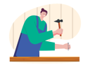پیش‌نمایش فایل female-carpenter-7072577 از پک نجاری