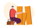 پیش‌نمایش فایل handyman-with-wooden-7072585 از پک نجاری
