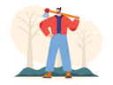 پیش‌نمایش فایل lumberjack-holding-axe-7072538 از پک نجاری