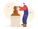 پیش‌نمایش فایل male-artist-create-wooden-scultping-7072557 از پک نجاری