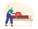 پیش‌نمایش فایل male-carpenter-cutting-logs-on-sawing-machine-7072565 از پک نجاری