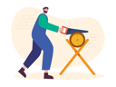 پیش‌نمایش فایل male-carpenter-cutting-wooden-7072578 از پک نجاری