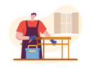 پیش‌نمایش فایل male-carpenter-making-table-7072541 از پک نجاری