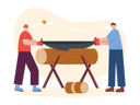 پیش‌نمایش فایل two-worker-cutting-wooden-with-big-hand-saw-7072560 از پک نجاری