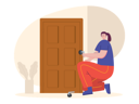 پیش‌نمایش فایل woman-carpenter-making-door-7072547 از پک نجاری