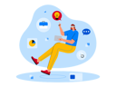 پیش‌نمایش فایل business-woman-using-metaverse-tech-7208288 از پک متاورس