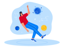 پیش‌نمایش فایل girl-looking-space-at-metaverse-tech-7208263 از پک متاورس