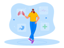 پیش‌نمایش فایل healthcare-using-metaverse-tech-7208265 از پک متاورس