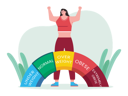 پیش‌نمایش فایل girl-comparing-weight-7358583 از پک رژیم و تناسب اندام