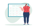 پیش‌نمایش فایل girl-doing-diet-planning-7358581 از پک رژیم و تناسب اندام