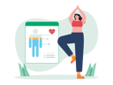 پیش‌نمایش فایل girl-following-fitness-diet-7358598 از پک رژیم و تناسب اندام