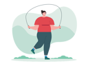 پیش‌نمایش فایل girl-skipping-rope-7358582 از پک رژیم و تناسب اندام
