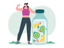 پیش‌نمایش فایل healthy-fruit-drink-7358566 از پک رژیم و تناسب اندام
