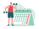 پیش‌نمایش فایل man-on-a-fitness-regime-7358588 از پک رژیم و تناسب اندام