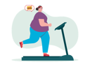 پیش‌نمایش فایل woman-do-exercise-on-treadmill-while-avoiding-fast-food-7358572 از پک رژیم و تناسب اندام
