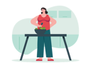 پیش‌نمایش فایل woman-eating-green-veggies-7358608 از پک رژیم و تناسب اندام