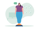 پیش‌نمایش فایل woman-feeling-sad-due-to-overweight-7358590 از پک رژیم و تناسب اندام