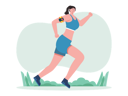 پیش‌نمایش فایل woman-running-while-tracking-health-7358579 از پک رژیم و تناسب اندام