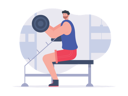پیش‌نمایش فایل boy-exercising-on-wrist-curl-machine-7807640 از پک ورزش