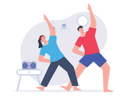 پیش‌نمایش فایل couple-doing-morning-exercise-together-7807648 از پک ورزش