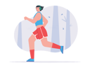 پیش‌نمایش فایل female-athlete-do-cardio-while-listening-songs-7807660 از پک ورزش
