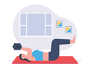 پیش‌نمایش فایل girl-do-exercise-using-dumbbells-7807652 از پک ورزش