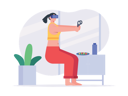 پیش‌نمایش فایل girl-doing-exercise-in-metaverse-7807635 از پک ورزش