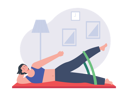 پیش‌نمایش فایل girl-doing-pilates-exercise-7807655 از پک ورزش