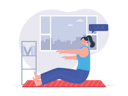 پیش‌نمایش فایل girl-doing-workout-count-7807659 از پک ورزش