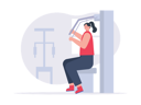 پیش‌نمایش فایل girl-working-out-on-chest-press-machine-at-gym-7807671 از پک ورزش