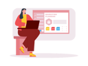 پیش‌نمایش فایل girl-doing-marketing-planning-7883848 از پک بازاریابی
