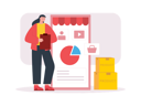 پیش‌نمایش فایل girl-looking-at-marketing-statistics-7883825 از پک بازاریابی