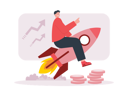 پیش‌نمایش فایل man-launching-business-startup-7883820 از پک بازاریابی