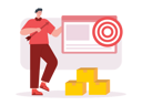 پیش‌نمایش فایل man-with-sales-marketing-target-7883855 از پک بازاریابی