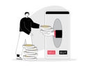 پیش‌نمایش فایل man-make-trade-using-trading-app-8020309 از پک معامله