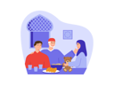 پیش‌نمایش فایل muslim-family-ready-for-feast-8340328 از پک روزه داری رمضان
