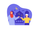 پیش‌نمایش فایل muslim-kids-celebrating-festival-8340334 از پک روزه داری رمضان