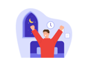 پیش‌نمایش فایل muslim-man-waking-up-early-at-midnight-8340351 از پک روزه داری رمضان