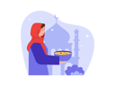 پیش‌نمایش فایل muslim-wife-serving-food-8340353 از پک روزه داری رمضان
